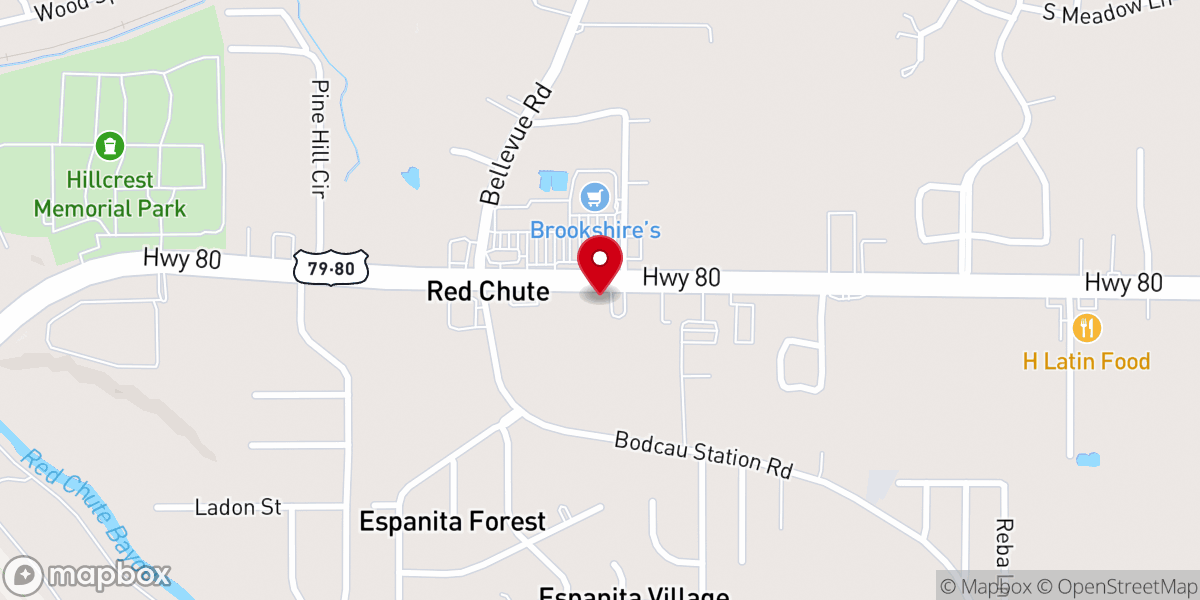 Map showing location of Village Water System