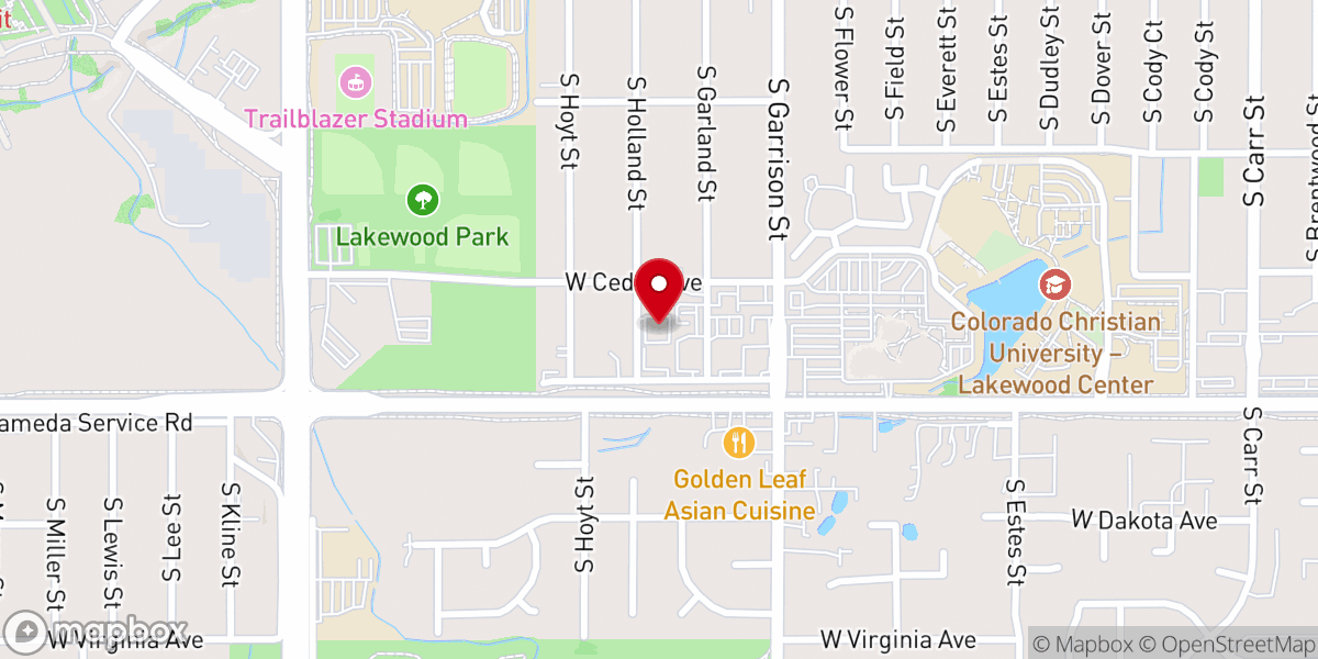 Map showing location of Church On The Move