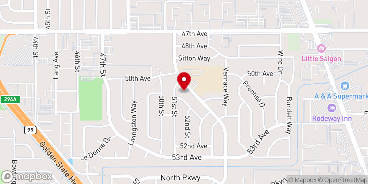 Map showing location of Allegheny Wesleyan Methodist Church