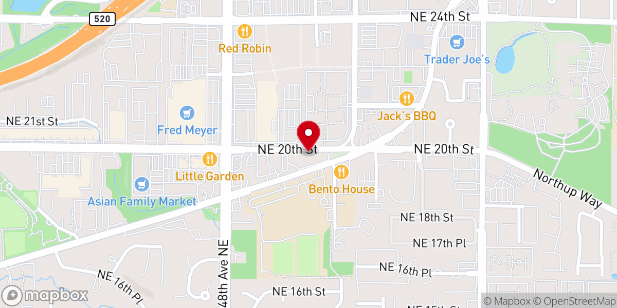 Map showing location of Highland Covenant Church