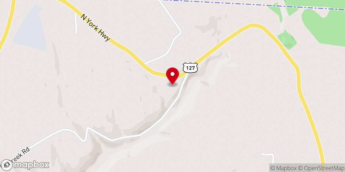 Map showing location of Upward Church