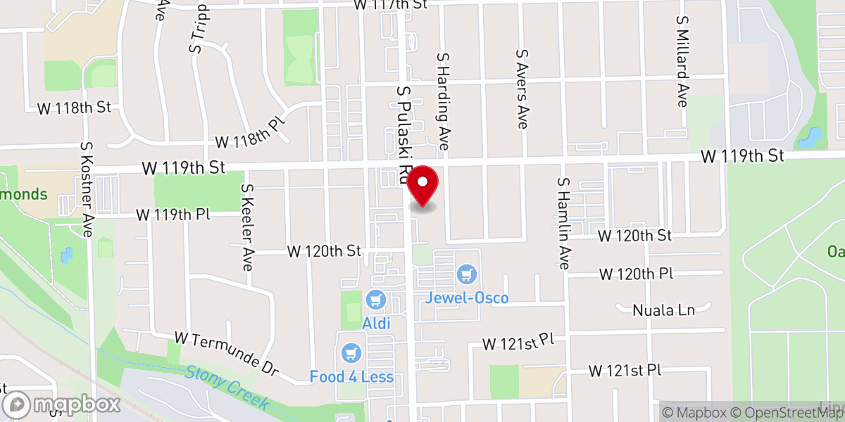 Map showing location of Chicagoland WellMed Center