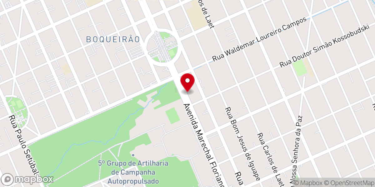 Map showing location of Igreja Pentecostal o Caminho da Paz