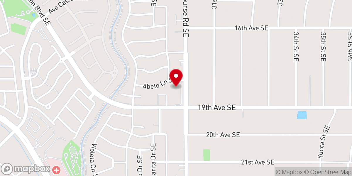 Map showing location of St Francis Episcopal Church