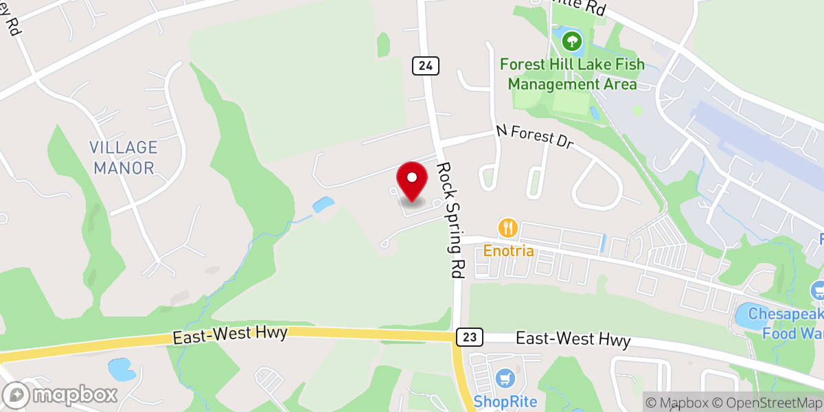 Map showing location of Advent Lutheran Church