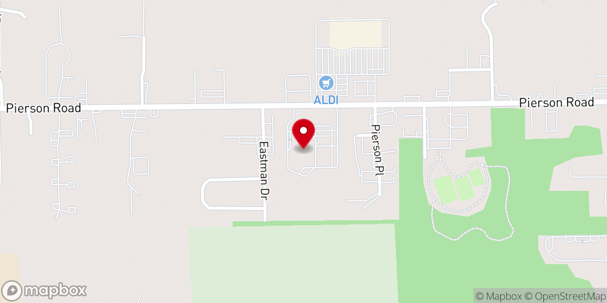 Map showing location of Mayfair Bible Church