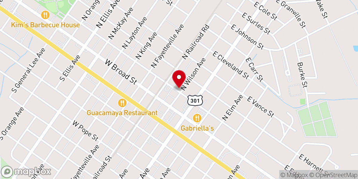 Map showing location of Sure Foundation Christian Church