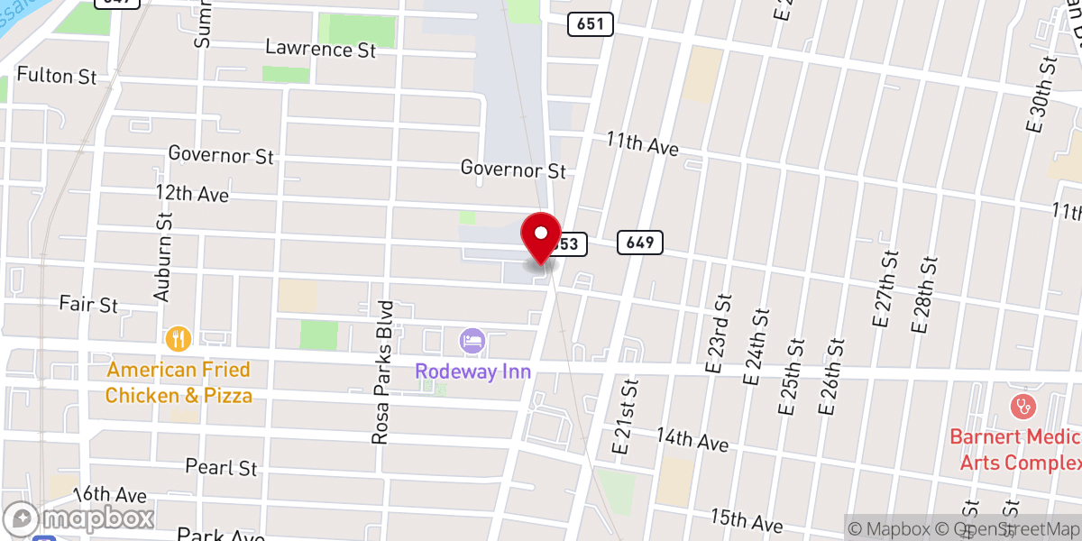 Map showing location of True Witness Church-Jesus Christ