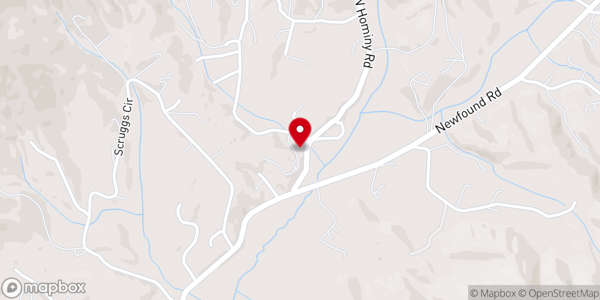 Map showing location of Harmony Grove Missionary Baptist Church
