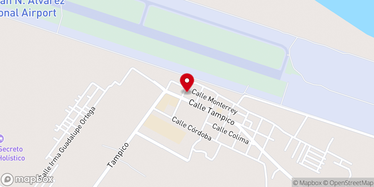 Map showing location of Iglesia Pentecostal Unida de México A.R.