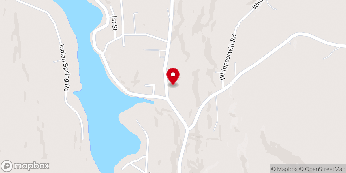 Map showing location of Chippy Chapel