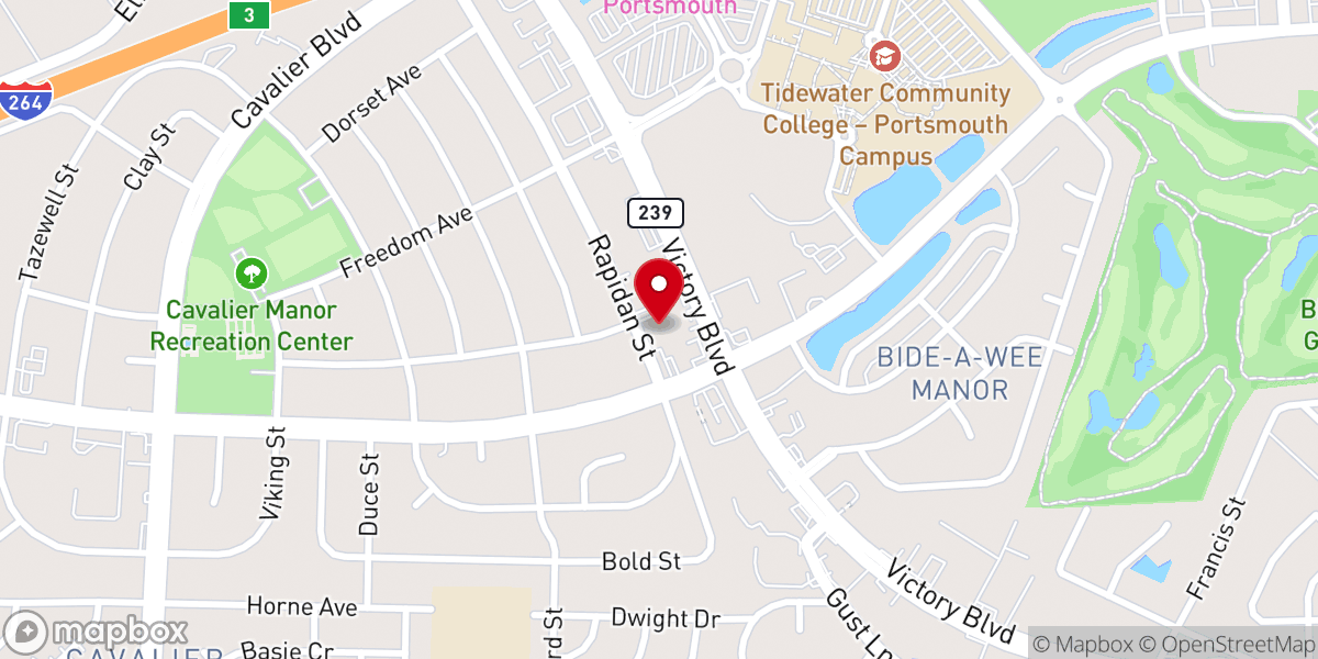 Map showing location of New Testament Church