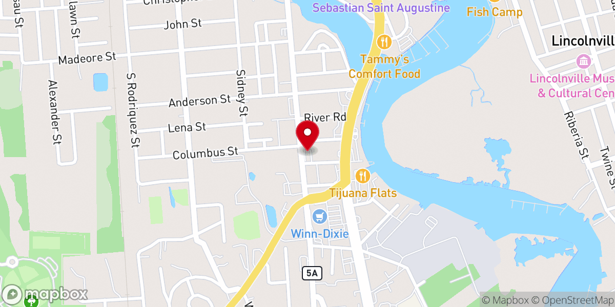Map showing location of Berean Church of God