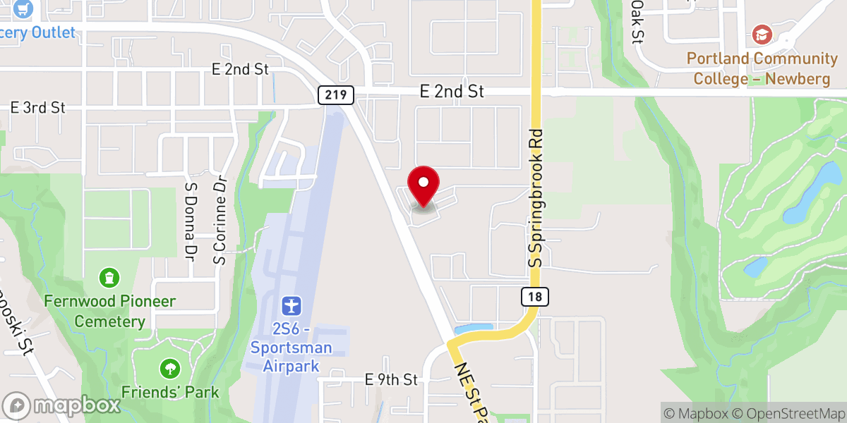 Map showing location of Family Life Church