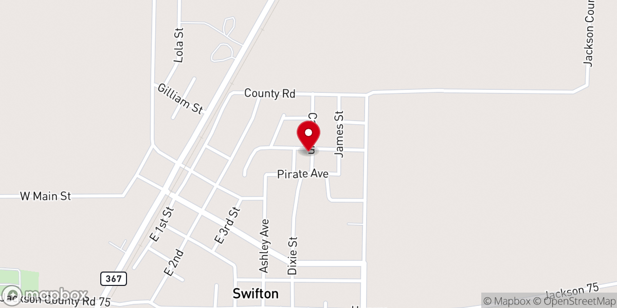 Map showing location of Full Gospel Deliverance Ministry