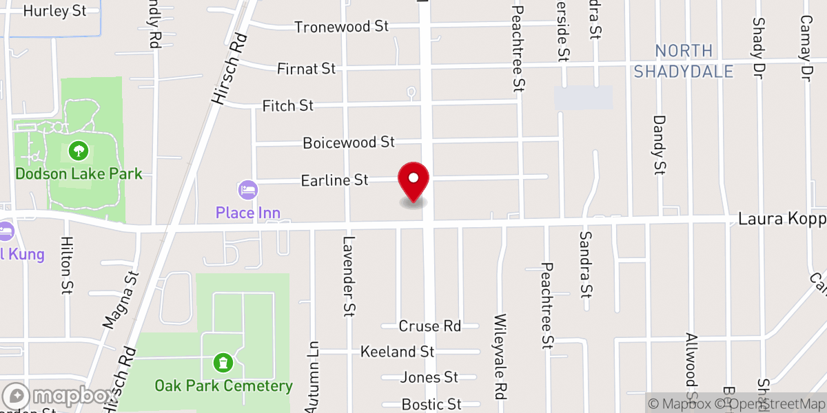 Map showing location of Emmanuel Church Of God In Christ