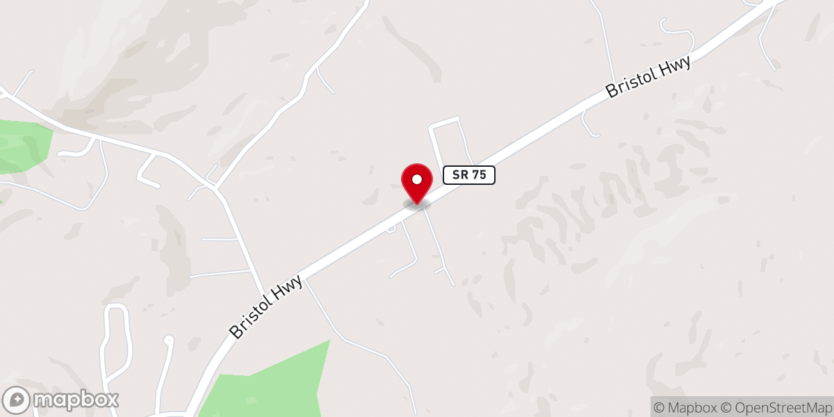 Map showing location of Trinity Church