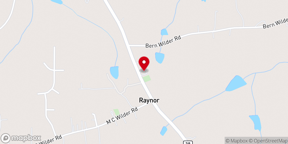 Map showing location of Mt Moriah Baptist Church