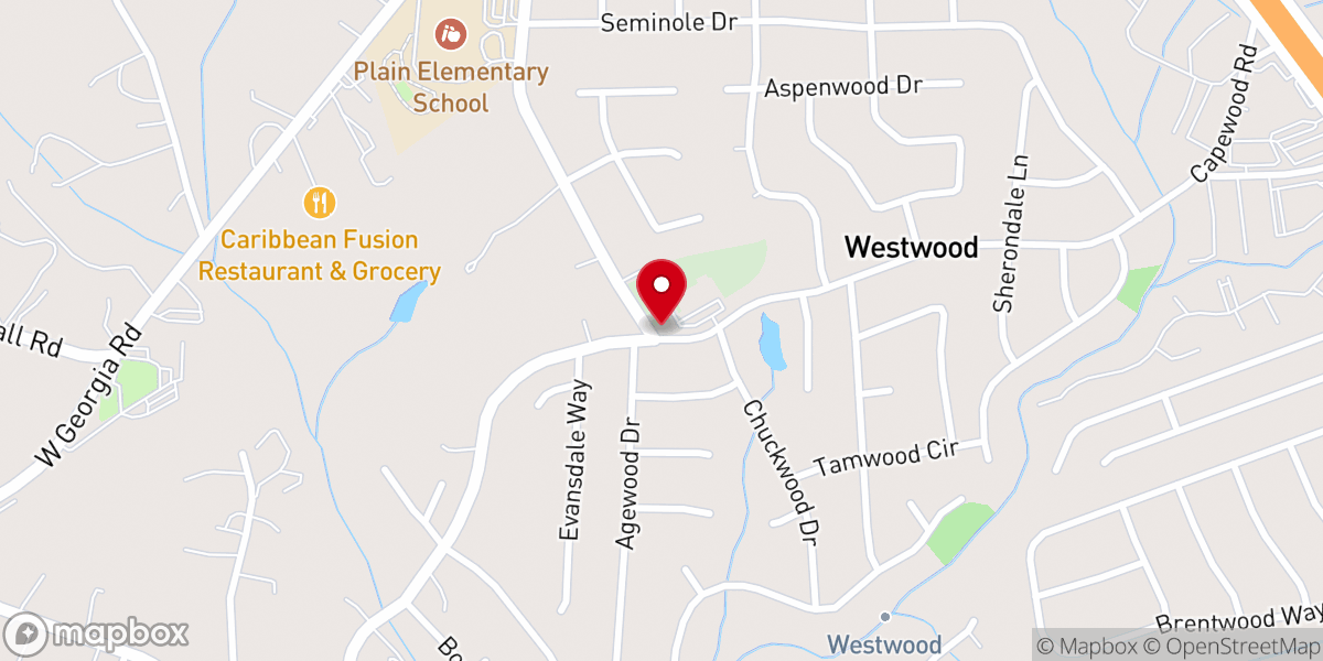 Map showing location of Beth Haven Baptist Church