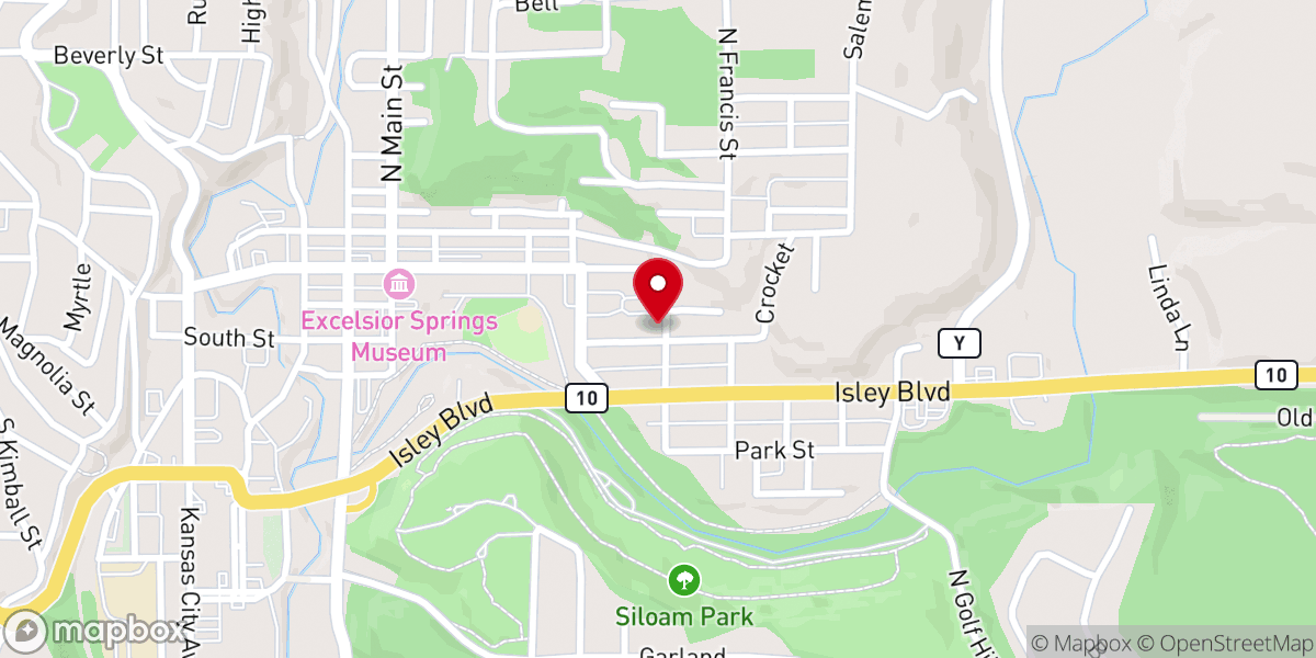 Map showing location of Calvary Christian Union