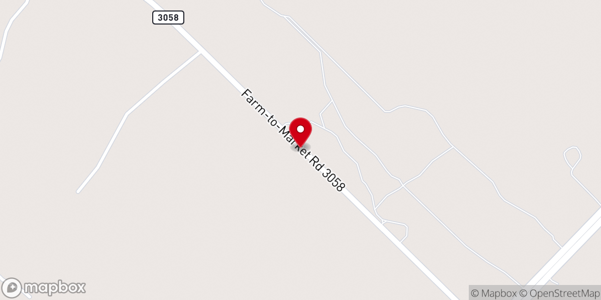 Map showing location of Triple C Cowboy Church