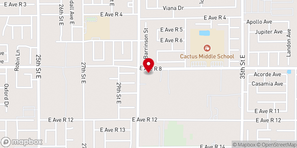Map showing location of Iglesia Nueva Vida En Cristo Asamblea De Dios