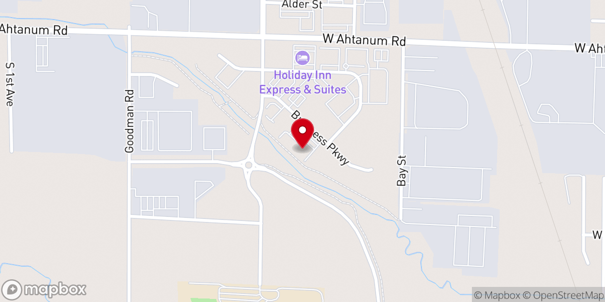 Map showing location of Breakthrough Church