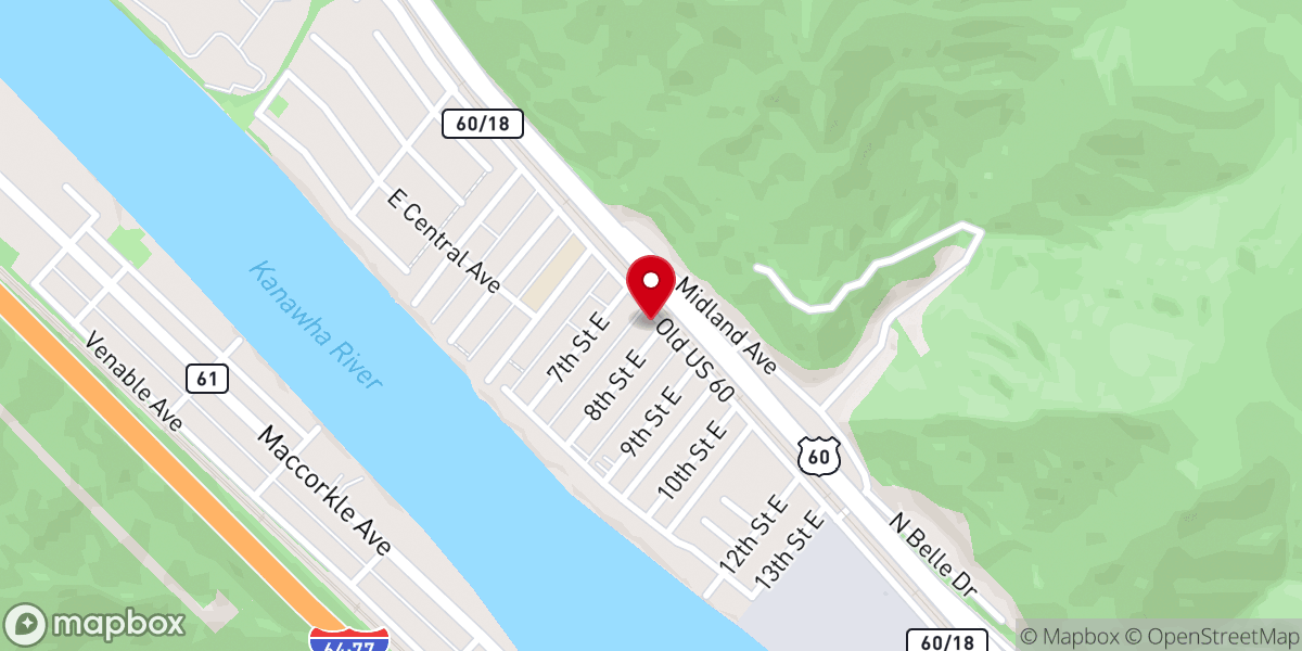 Map showing location of City of Hope Fellowship