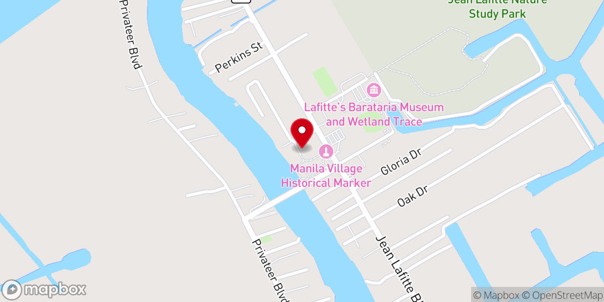 Map showing location of RFK Lafitte Medical Center