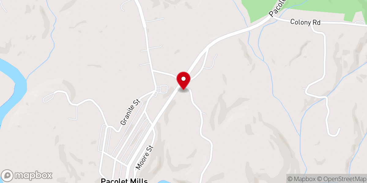Map showing location of Mercy Church