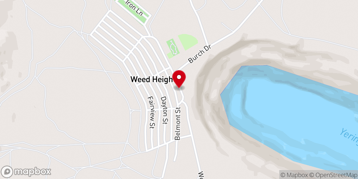 Map showing location of Faith Baptist Church