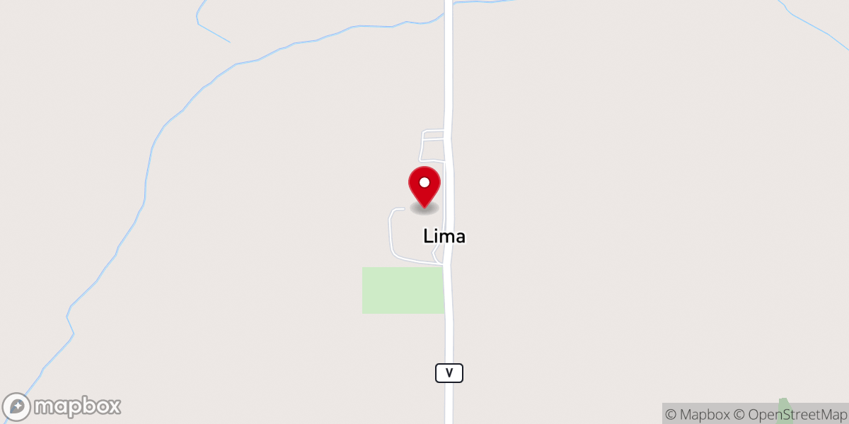 Map showing location of Holy Rosary Rectory (Lima)