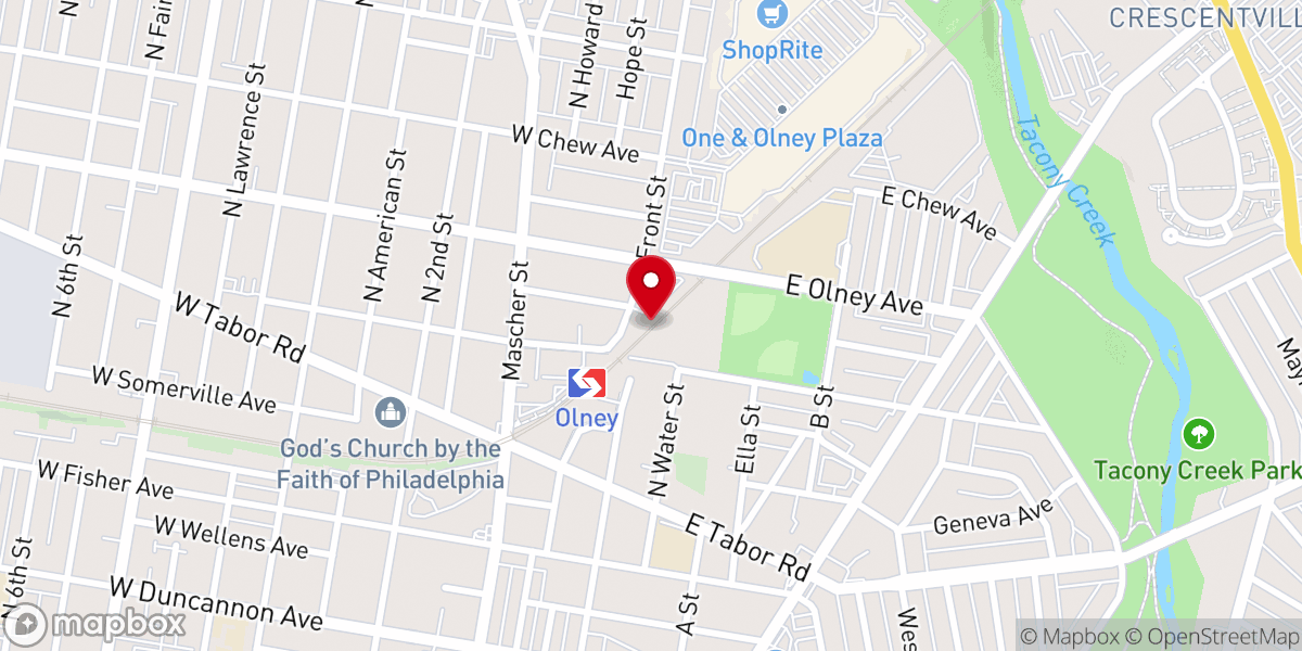 Map showing location of Iglesia Pentecostal Adulam