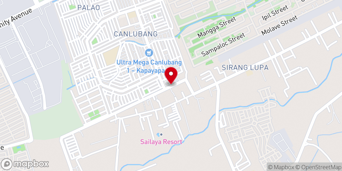 Map showing location of God's Anointing Christian Church - Main