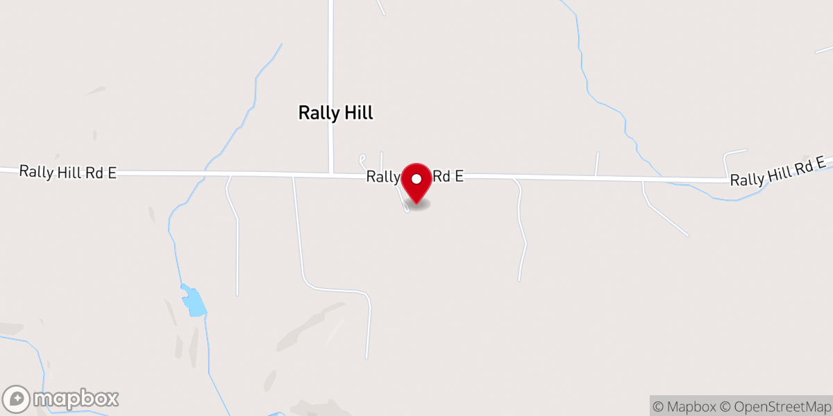Map showing location of Faith Baptist Chapel