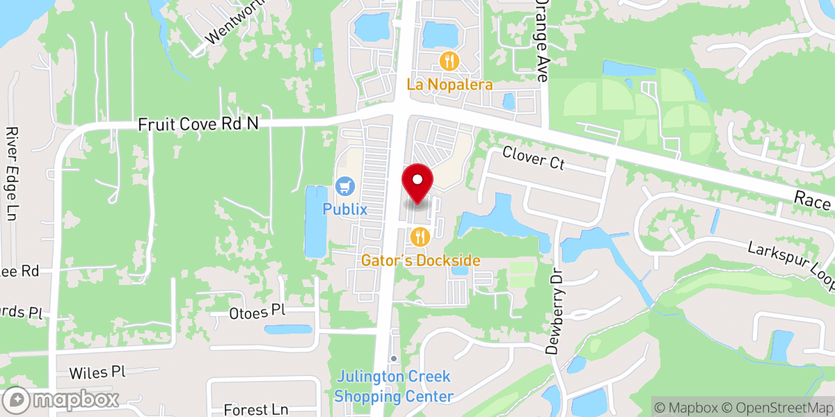 Map showing location of Cantina Louie (St. Johns/Julington Creek, FL)