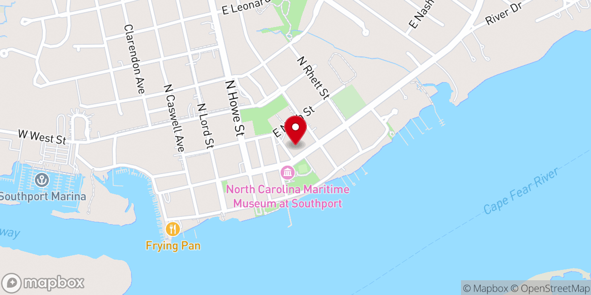 Map showing location of Saint Philip's Episcopal Church