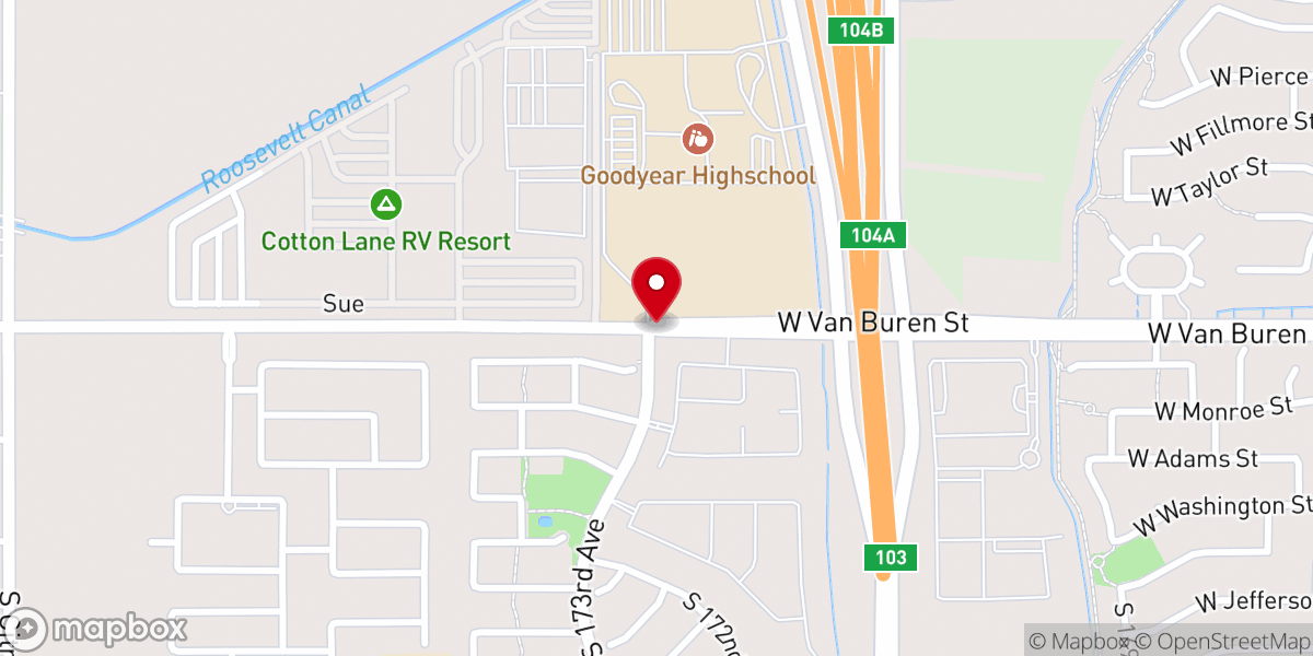 Map showing location of Wellspring Church