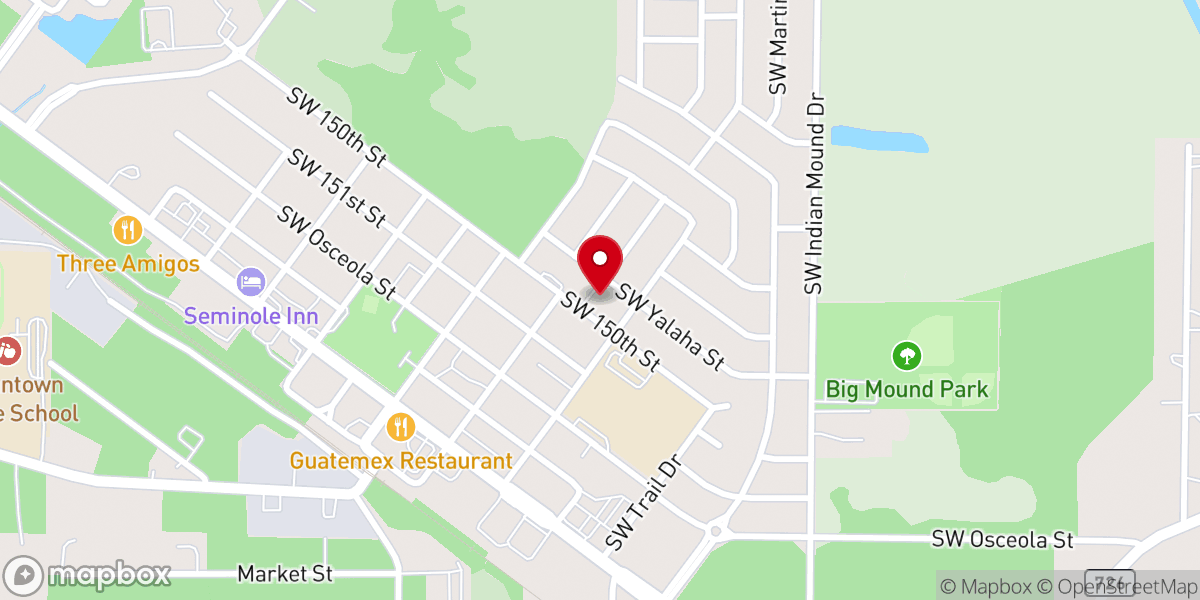 Map showing location of Iglesia adventista hispana