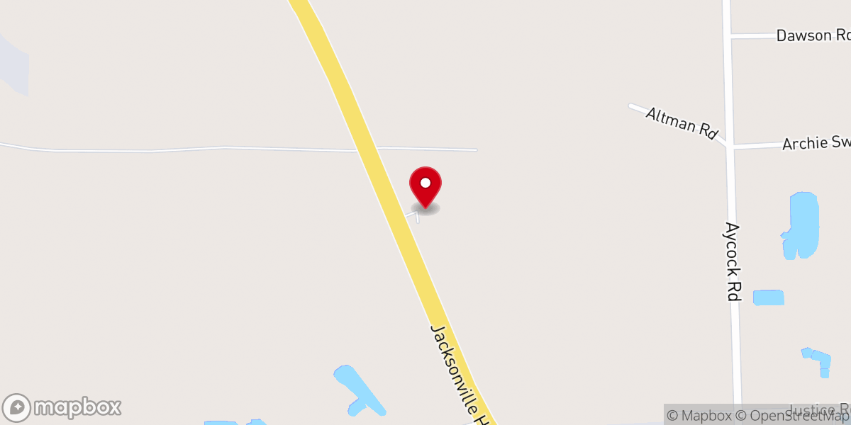 Map showing location of Remnant Church of God