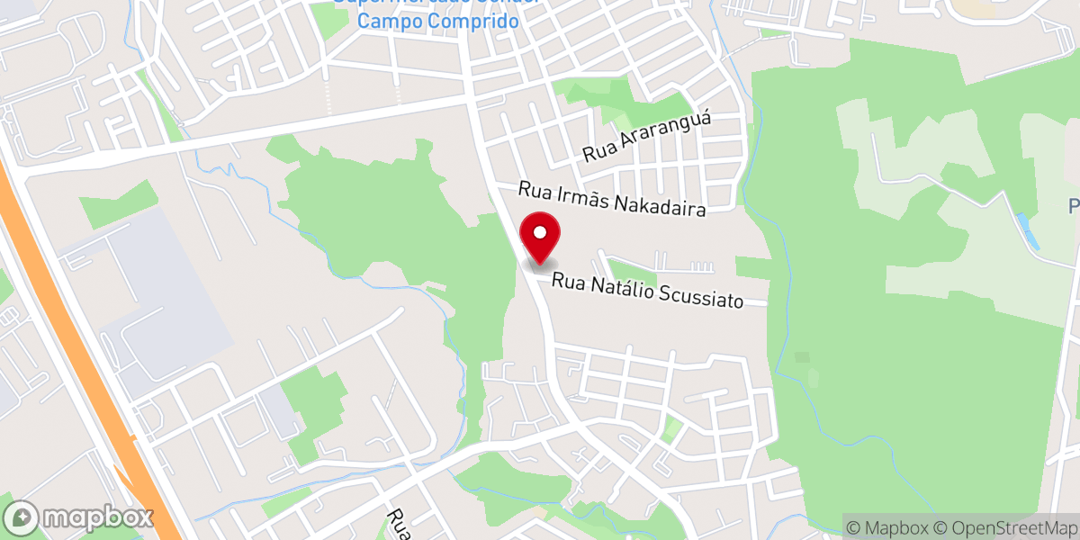 Map showing location of Primeira Igreja Batista de Curitiba - Campus Campo Comprido