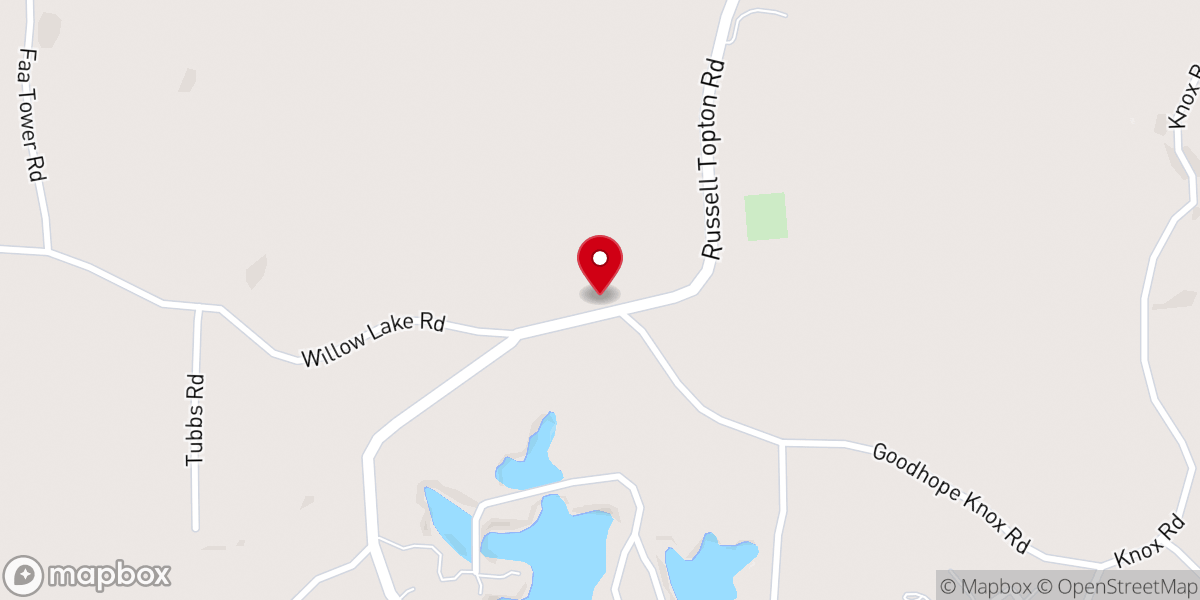 Map showing location of Good Hope CME Church