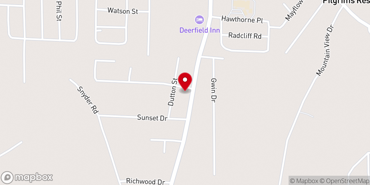 Map showing location of Broken Spoke Auction