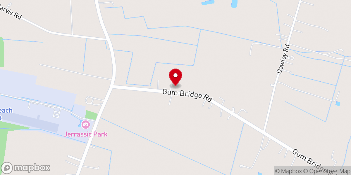 Map showing location of Pleasant Ridge Church of Christ