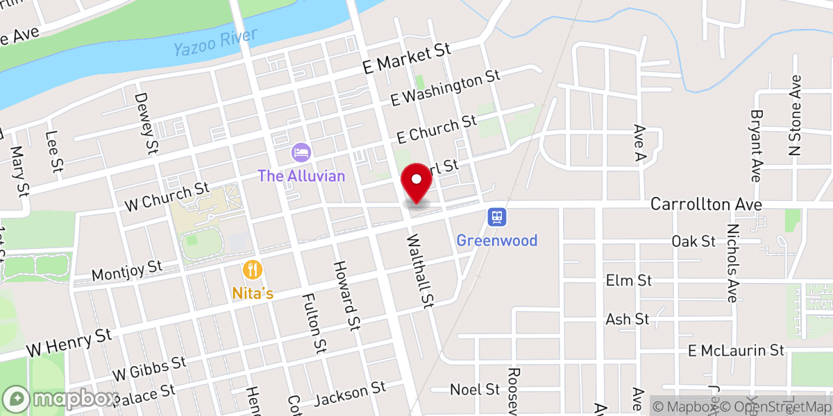 Map showing location of First Chosen Tabernacle