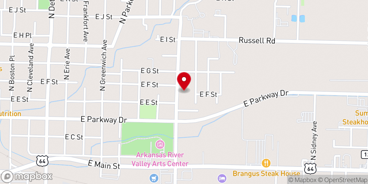 Map showing location of Point Remove Primitive Baptist Church