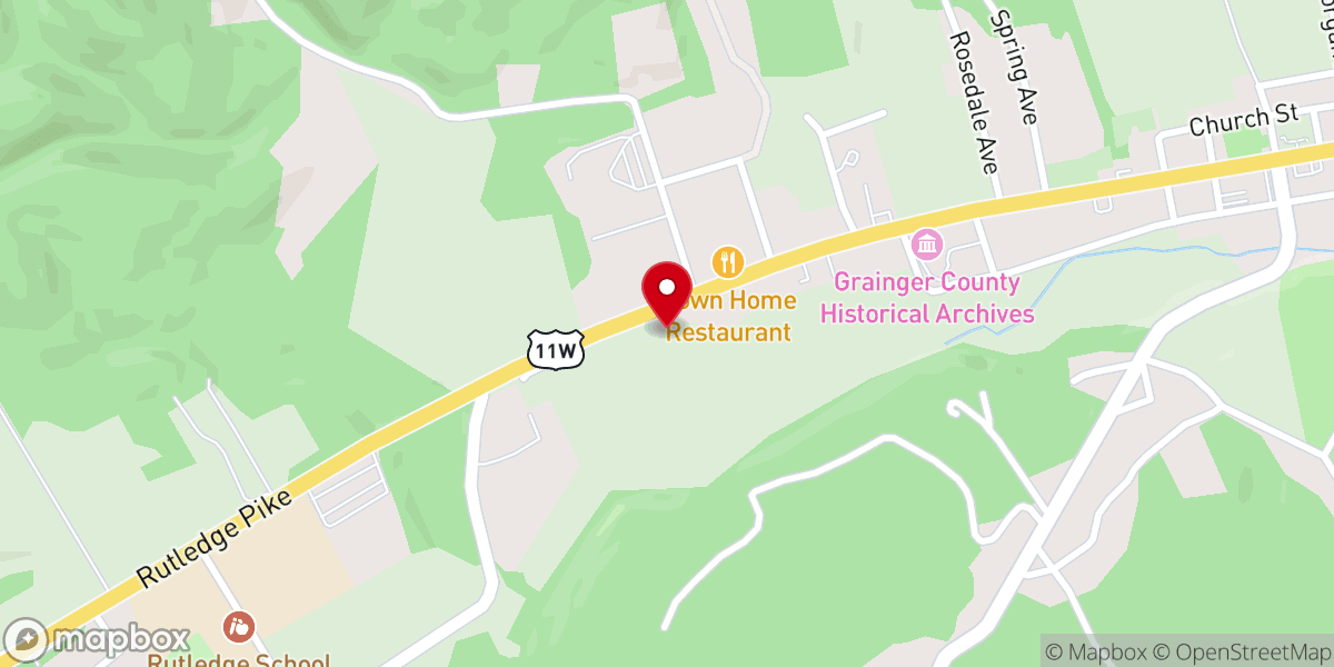 Map showing location of Believe Church