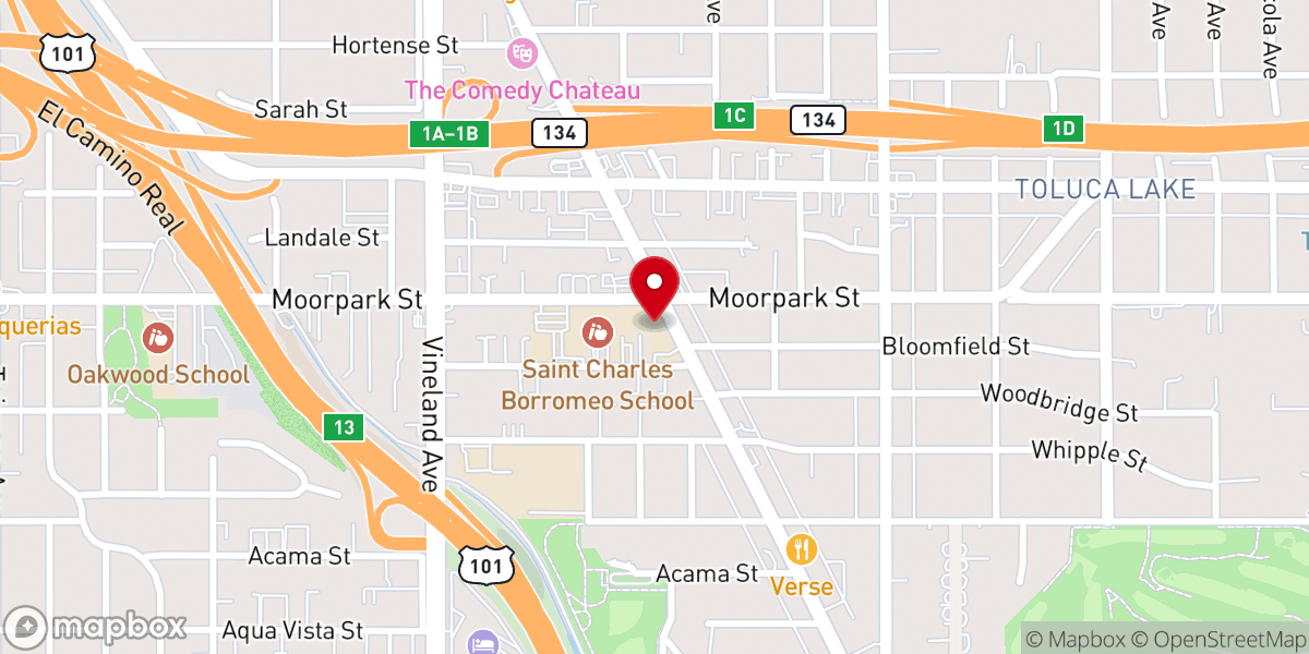 Map showing location of Saint Charles Boromeo Roman Catholic Church