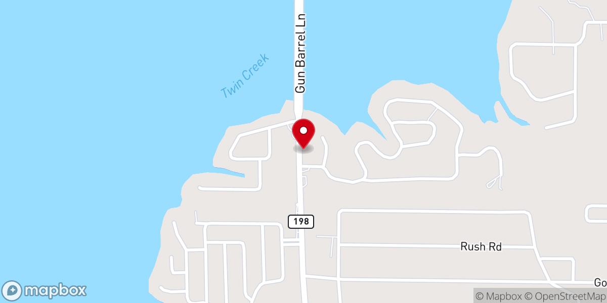 Map showing location of Living Vine Full Gospel Ministry
