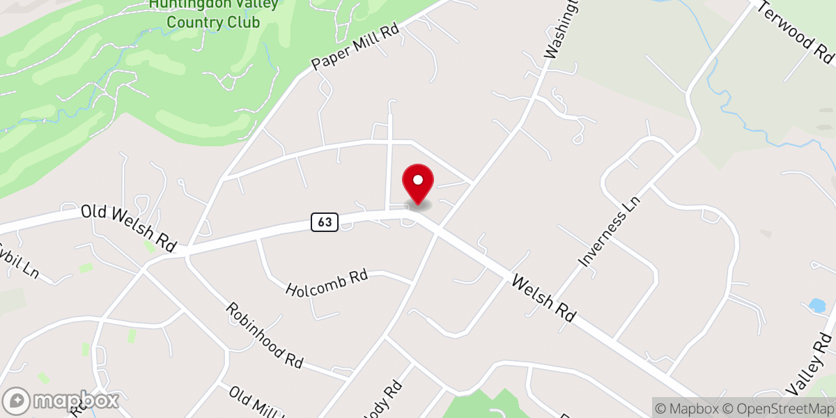Map showing location of St. John's Church of Our Saviour